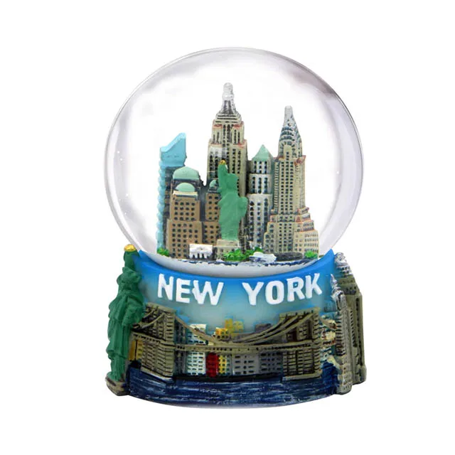 Wonderful design unique new york city snow globe manufacturer musical water globe parts