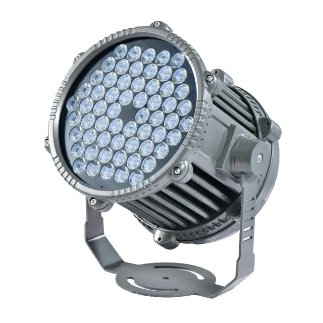 100W 200W solar LED flood light outdoor projectors rgb DMX512 controller  IP66 building landscape outdoor spotlight