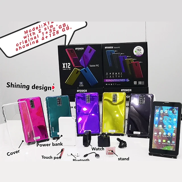 ATOUCH X12 Android 3G Tablet 7 inch 1.3GHZ Quad Core Android 8.1 Mini Tablet Android WIFI Talk tablet PC