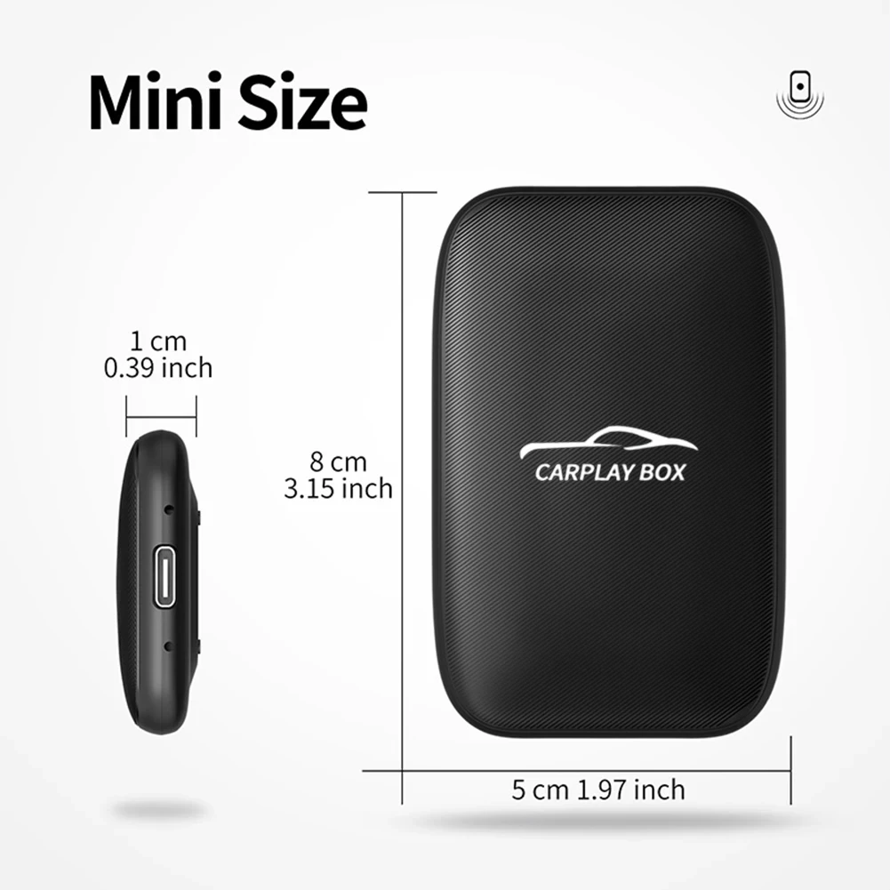 Wireless Android Auto Adapter Carplay Ai Box Car Multimedia Video Box Bluetooth-Compatible Dongle For Car Netflix YouTube Google