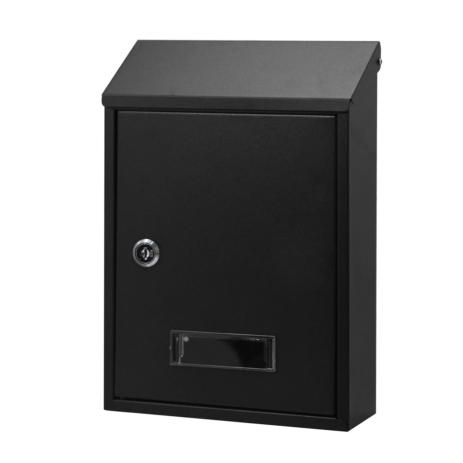 
Black American Mailbox Woth Post Wall Mounted Building Letter Boxes 