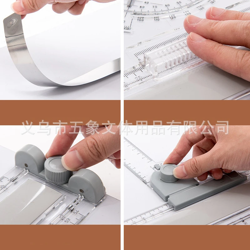 Best Selling Construction Machinery Drawing Board with Magnetic Magnetic Stripe Triangle Board Angle Ruler