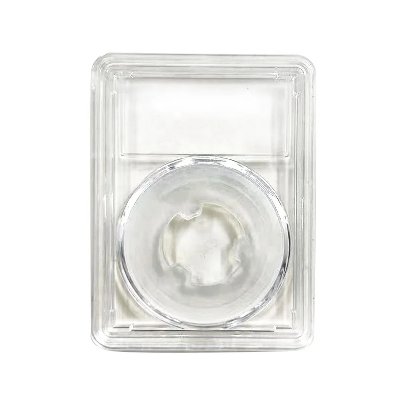 82*62mm Grading Coin Holders For Display PS/PC/PMMA Silver Dollar Coin Capsule size/logo Customization