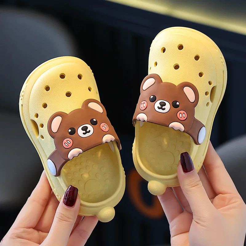 Flip Flops for Children Toddler Slippers Kids Summer Beach Shoes Girls Cartoon Home Slippers Boy Infant Sandals Slides