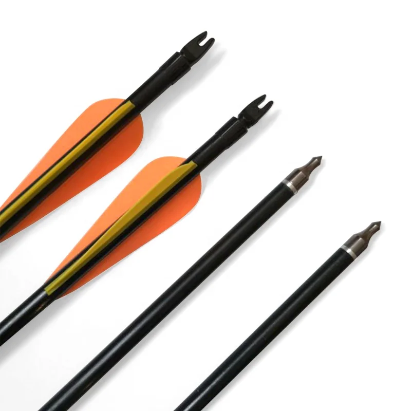 Archery Fiberglass Arrow Threaded Glass Fiber Arrows For Shooting Practice