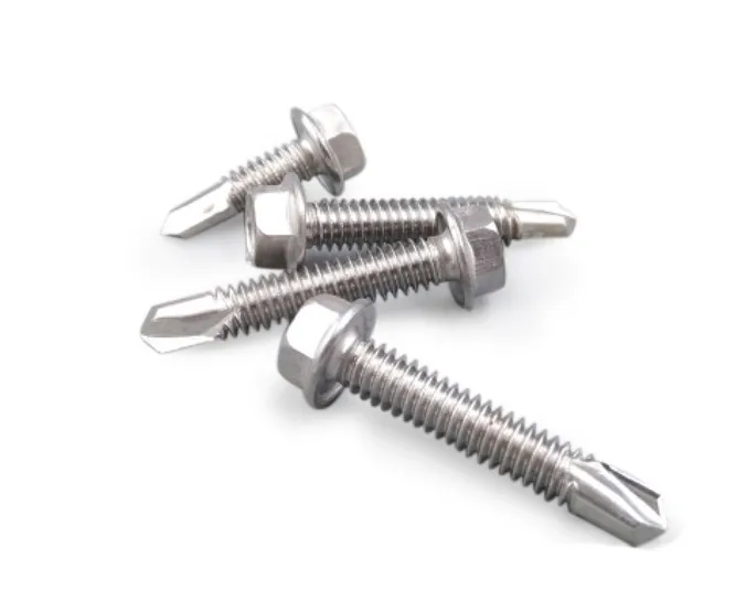 Stainless Steel,Carbon Steel Hex head Self Drilling Screws/ Flange head Self Drilling Screws with EPDM Sealing Washer