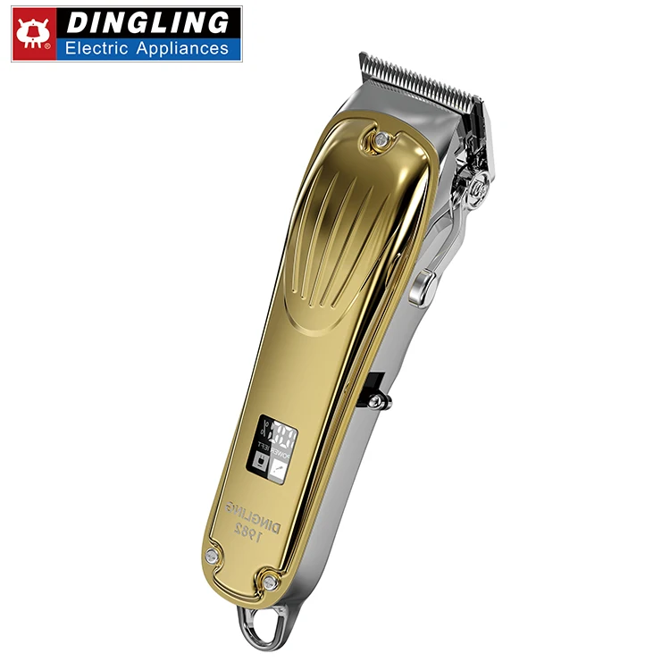 Dingling Lithium Charge And Discharge Protection lighter clipper hair clippers men professional