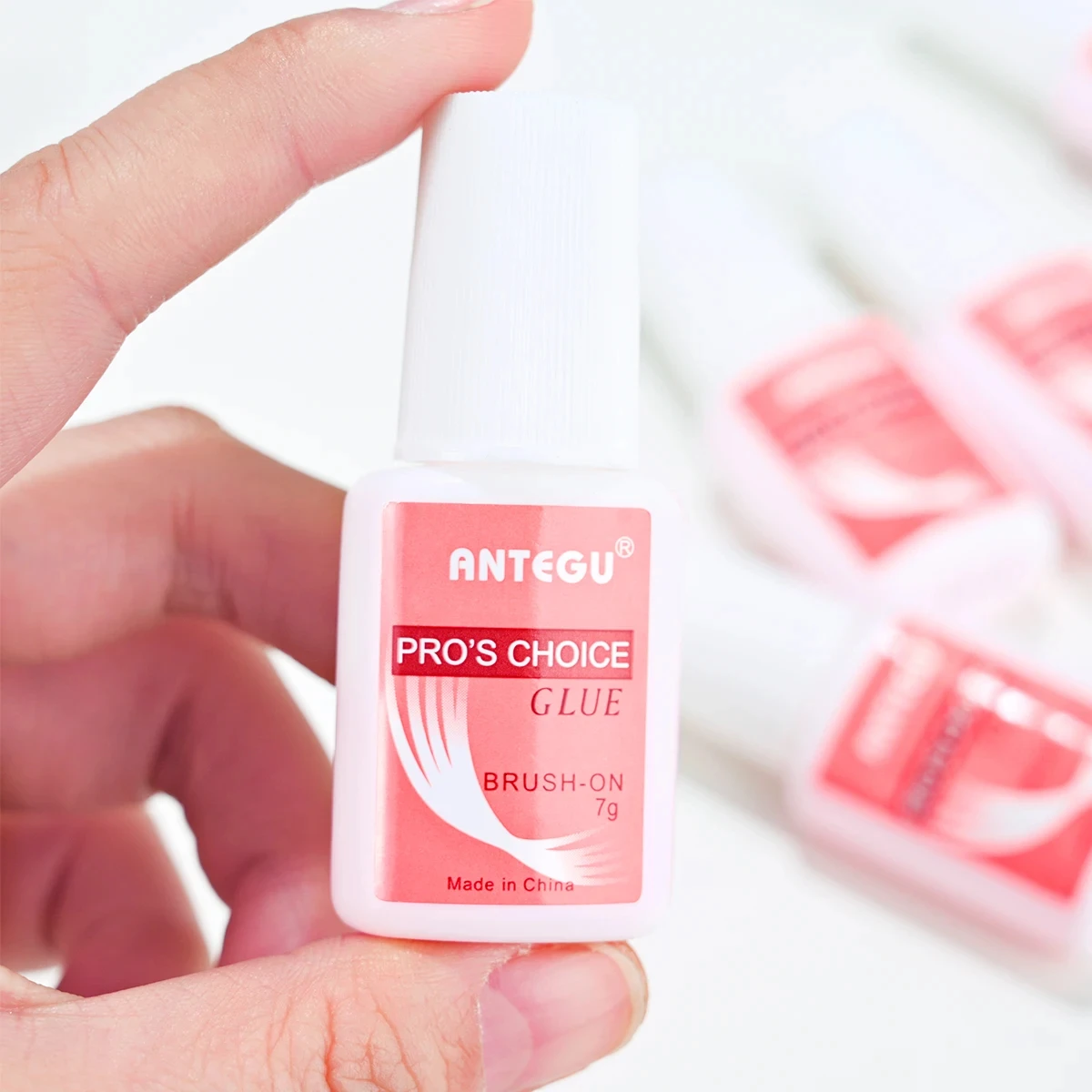 Custom Logo 7g Acrylic Artificial Nail Tips Quick Dry Long Lasting Press on with Mini Bond Glue for Nails