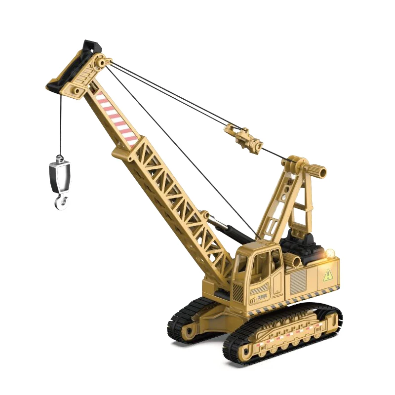 Оптовая продажа Бесплатная серия колесных сплавов игрушечный грузовик малогабаритная модель кран игрушки для мальчиков
