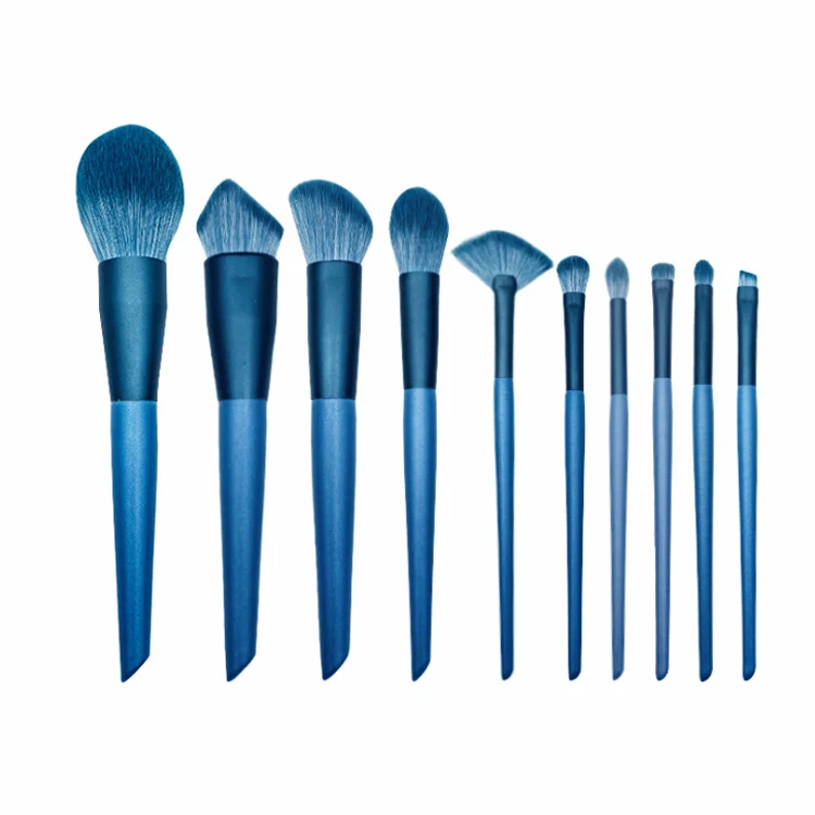  Makeup Brushes Custom Professional Eco Friendly Hair 10pcs Brush