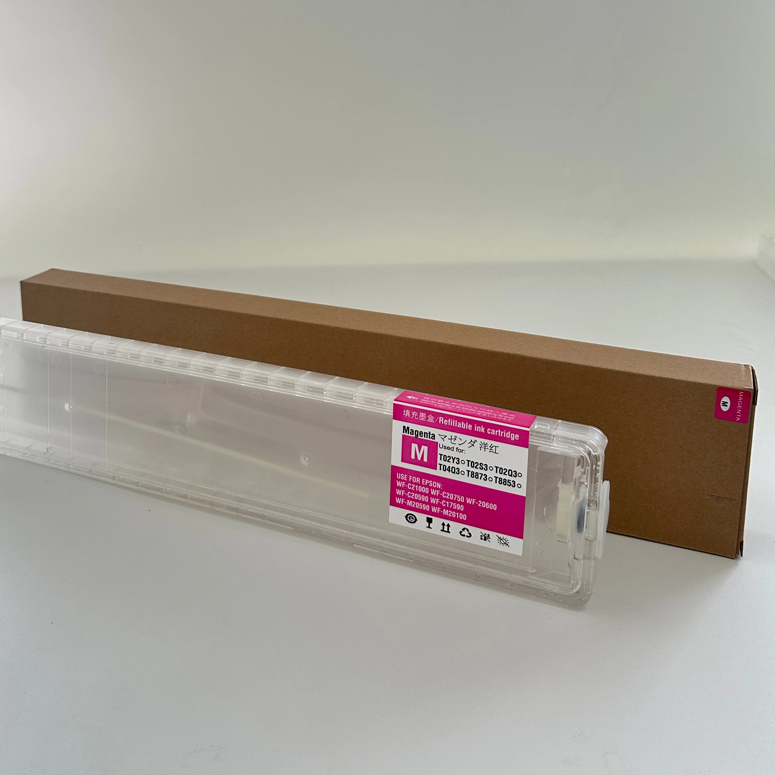 empty refillable cartridge for Epson WF-C17590 C20590 M20590 C21000 C20750 C20600 M21000 M20590 printer