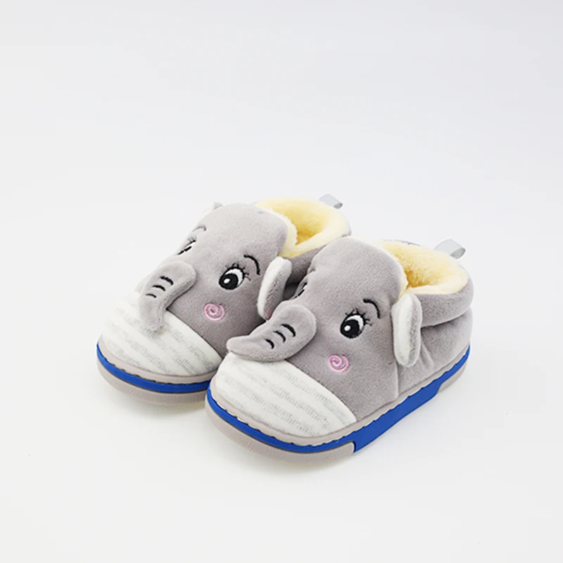 
Cute ElephantSuper Soft Plush baby Shoes Plush Comfort Indoor Slippers Soft newborn Baby Slippers 