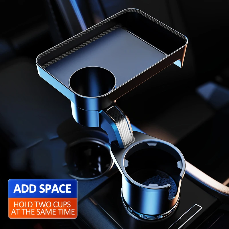 Upgrade High quality Vehicle-mounted Slip-proof 360  expanded  adapter tray  plastic coffee car cup holder for car