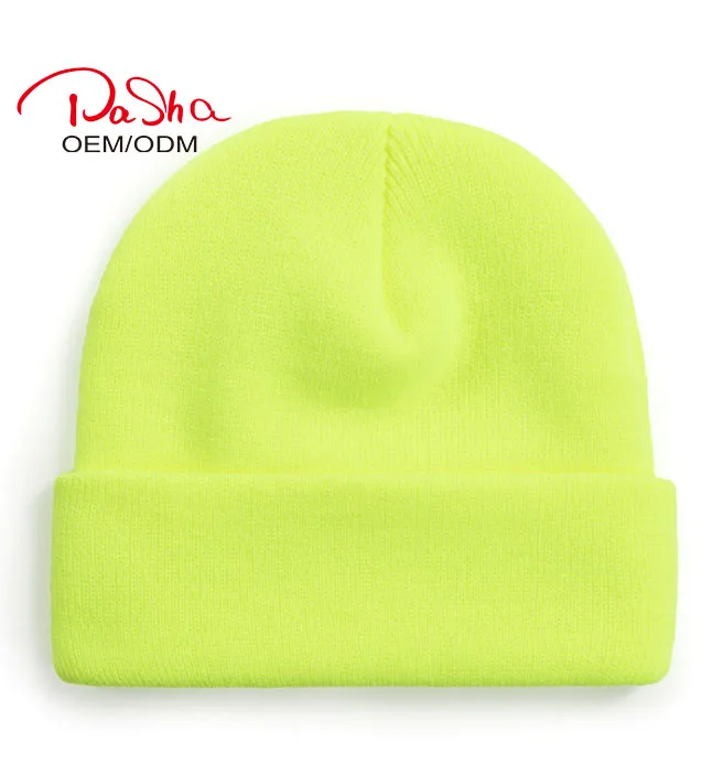 Низкий минимальный заказ, высококачественные вязаные шапки, плотная однотонная Красная шапка для взрослых, зимняя вязаная шапка унисекс на заказ в наличии