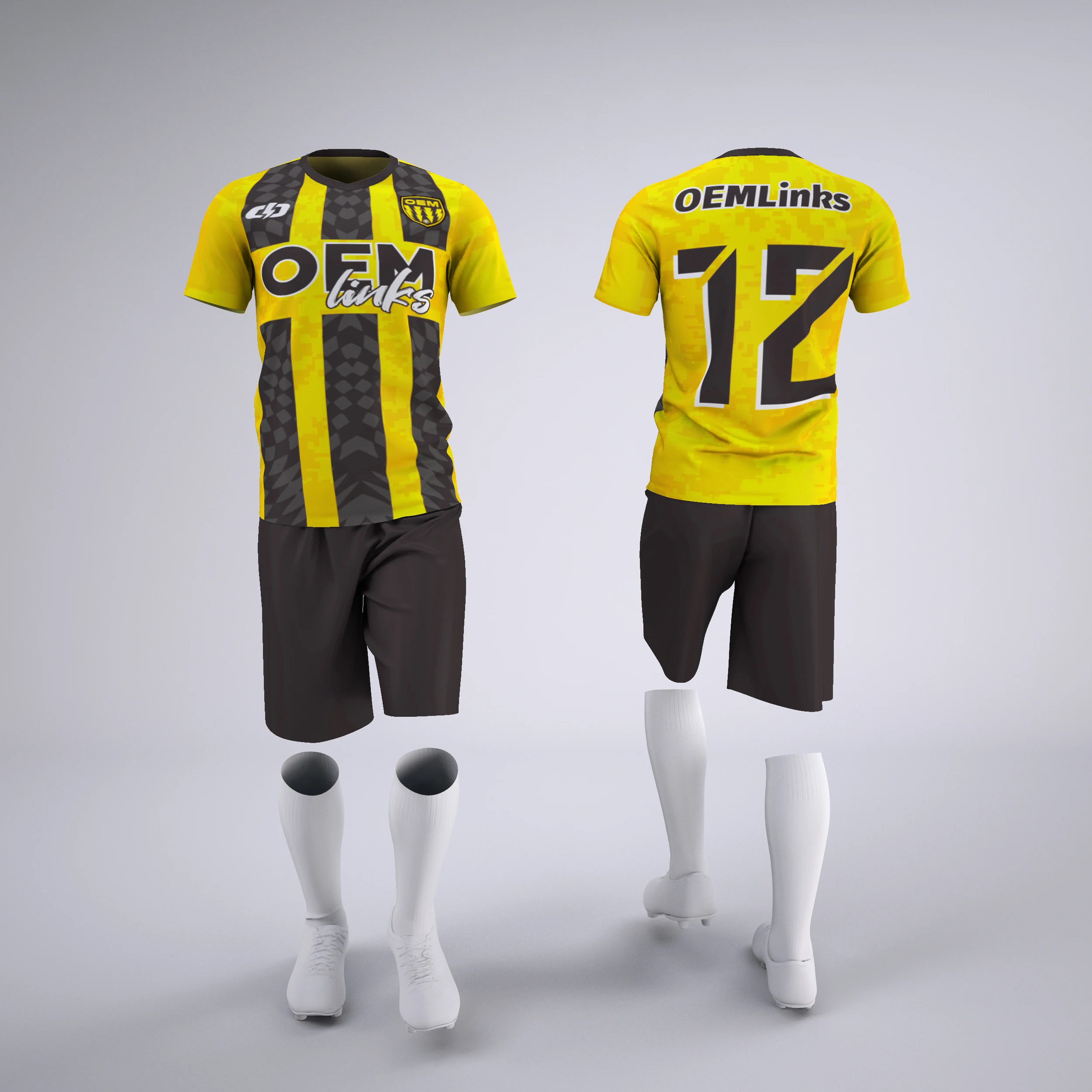 OEM custom soccer wear set football uniform t shirt full team Kit high quality sublimation soccer jersey soccer clothing