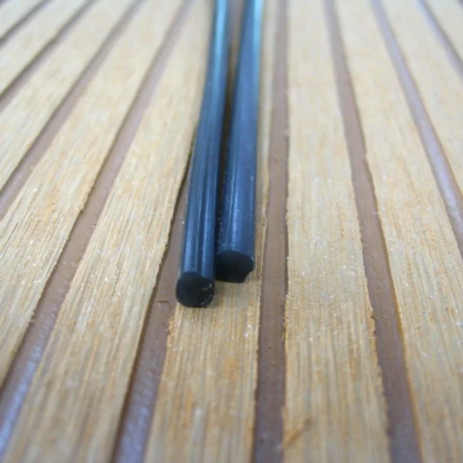 Outdoor colored flexible various extruded round pvc sealing silicone elastic 5mm rubber cord solid