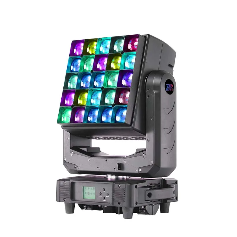 Magic Panel LED Pixel 5X5 25Pcs 40W LED Square Matrix Moving Head Beam Wash