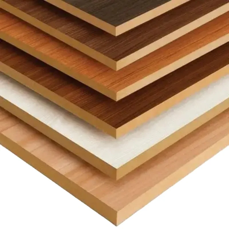 On sale Linyi factory Cheap hot sale wholesale melamine MDF for Mexico Spain South American market
