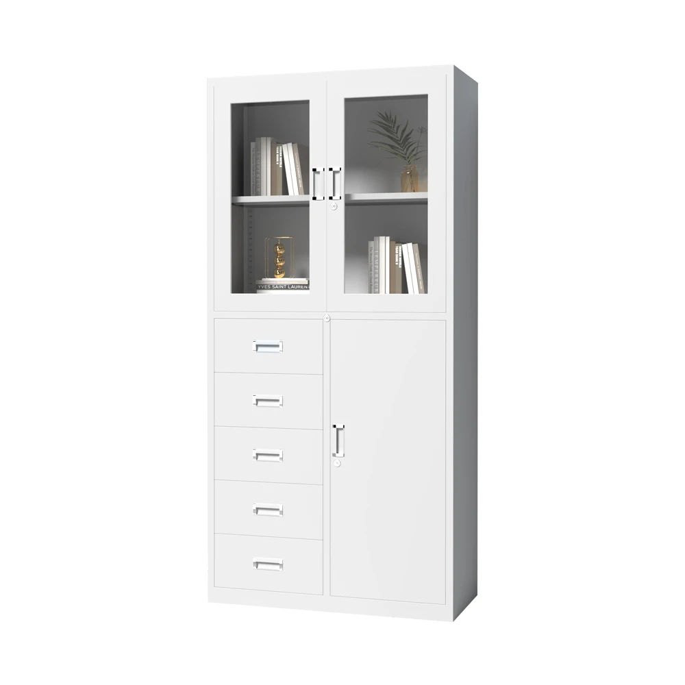 Steel File Office Metal Voucher Security Tool Data Office with Locker Cupboard Cabinet