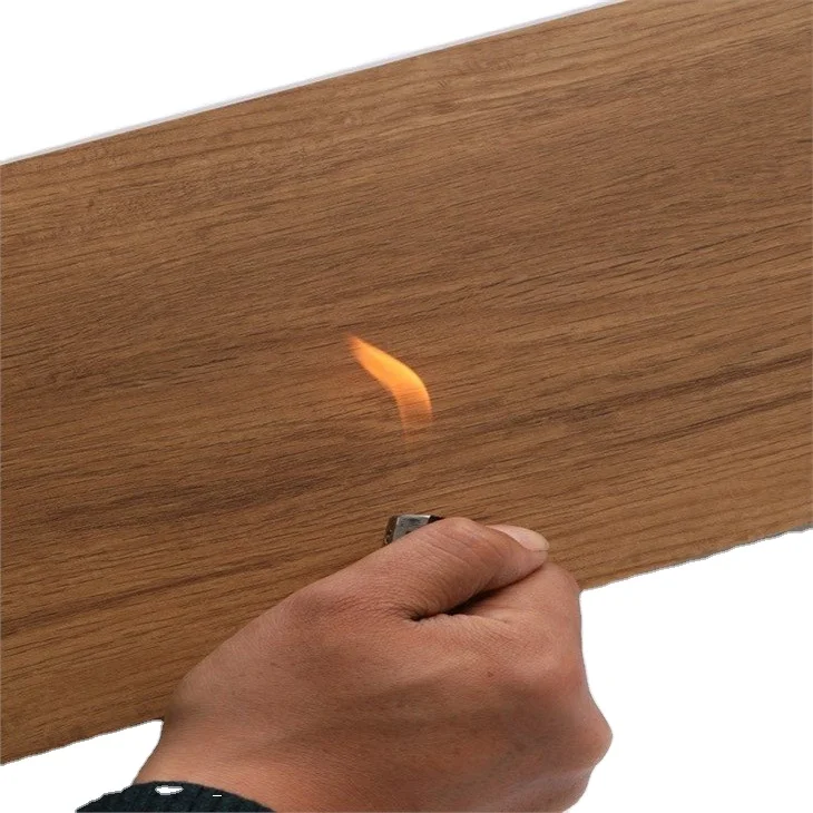 waterproof wood grain 4mm 5mm 6mm 7mm 8mm pvc click lock spc flooring lvp flooring vinyl plank luxury vinyl flooring with IXPE