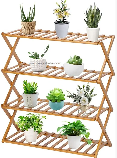 2022  New Shoe Rack 100% Natural Bamboo Foldable Online Modern Bamboo Shoe Rack for Home Store
