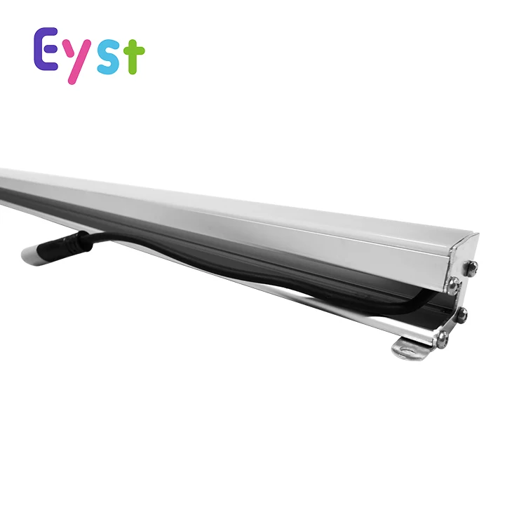Building Decoration IP65 12W LED digital tube , waterproof rgb dmx controller recessed outdoor led linear light