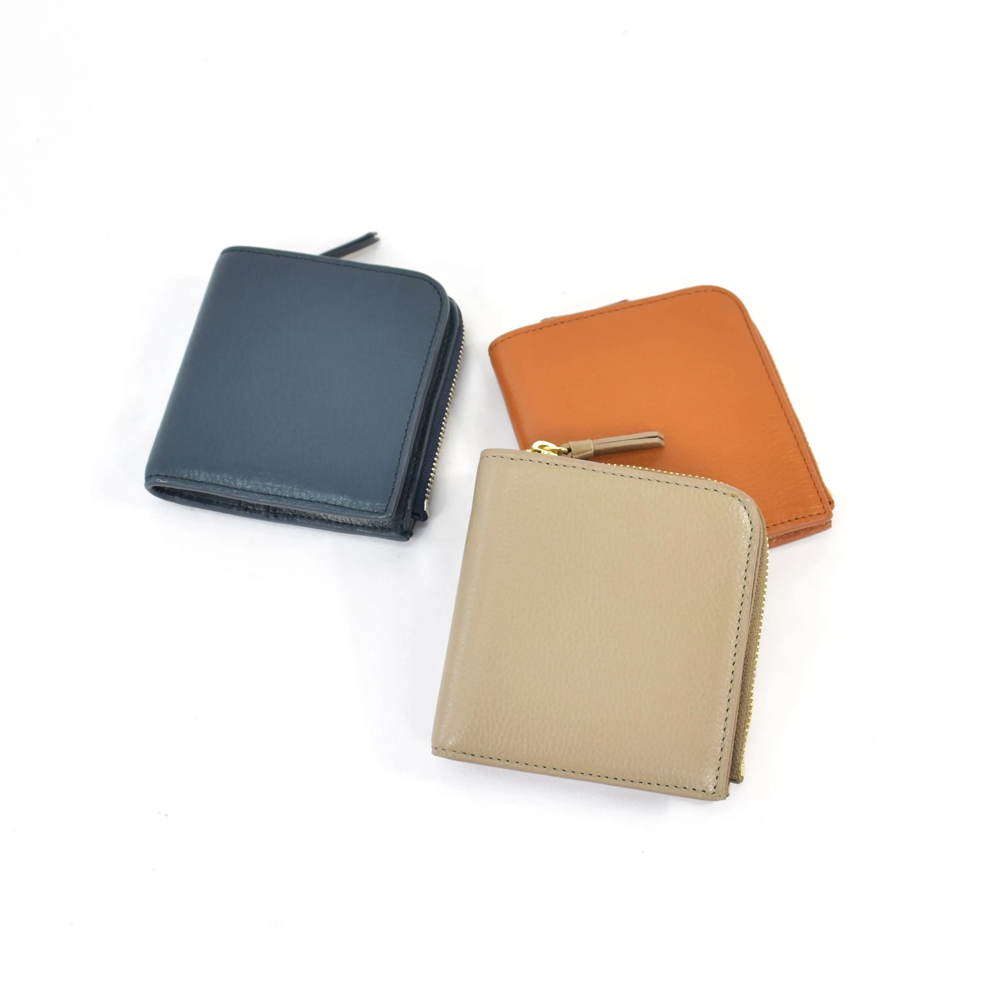 Wholesale Price Custom Logo Original Mini Cow Leather Travel Wallet