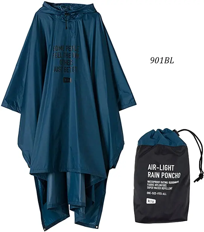 High quality manufacturer rain poncho reflect  nylon  raincoat for motorcycle and  adults rain wear