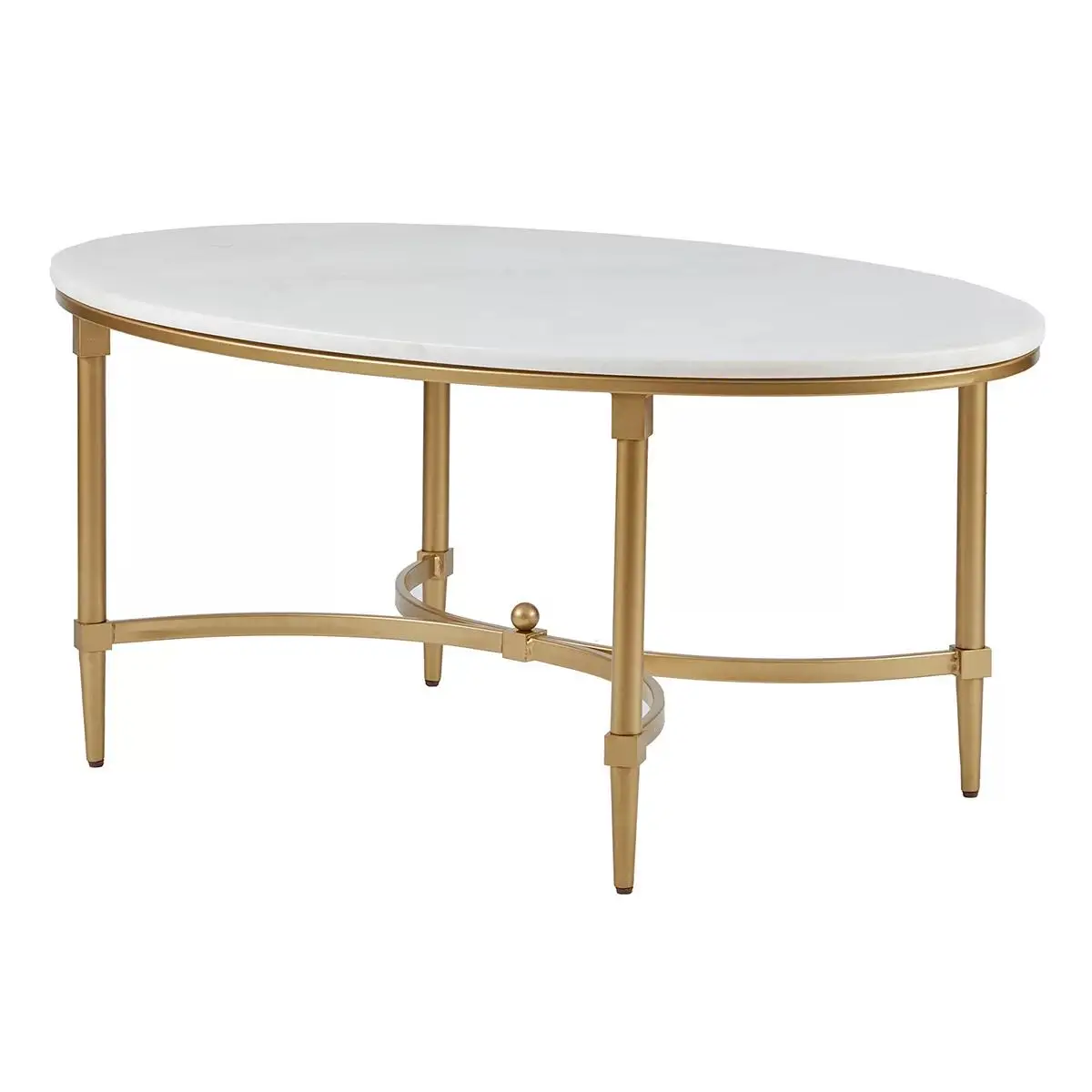 60cm round marble coffee table with golden stainless steel leg for living room