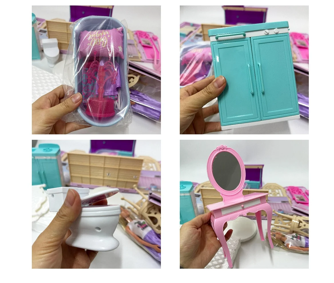 11 5 Реалистичная кукла с роскошной спальней роскошные аксессуары для кукольного домика детей и коллекционеров