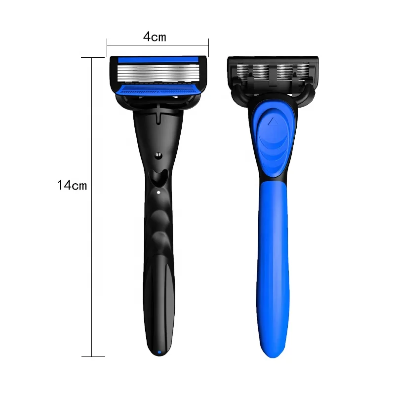 Newest design 6 blades high quality German blade shaving razor for men