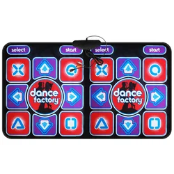 Non-Slip Double Dancers Music Pads Home Indoor Led Electronic Light Up Dance Floor Mat