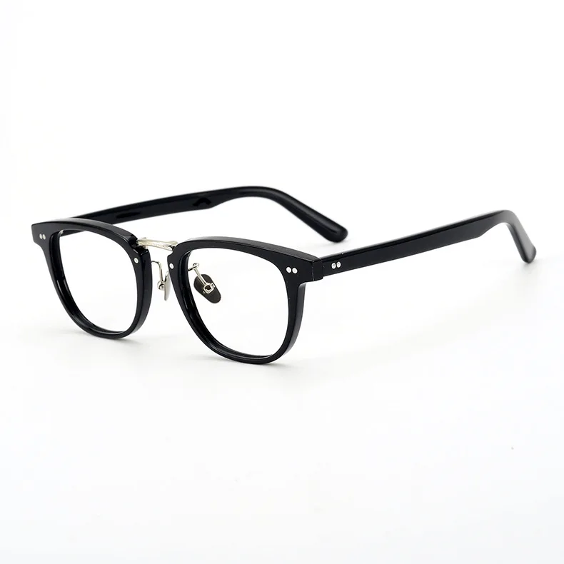 New Luxury Top Quality 100% Handmade Plate Pure Acetate Acet Titanium Optical Eyeglasses Frames Eyewear Myopia Frames