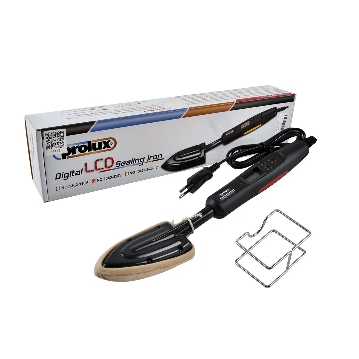 Prolux Electric Digital LCD Sealing Iron 220V EU Standard Electronic Temperature Control For Covering Film Oracover