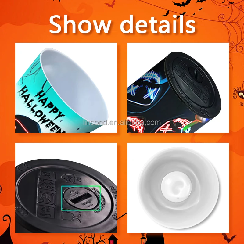 Halloween Christmas Colorful Flashing Led Champagne Glass Cup Led Plastic Cup For Bar & Party