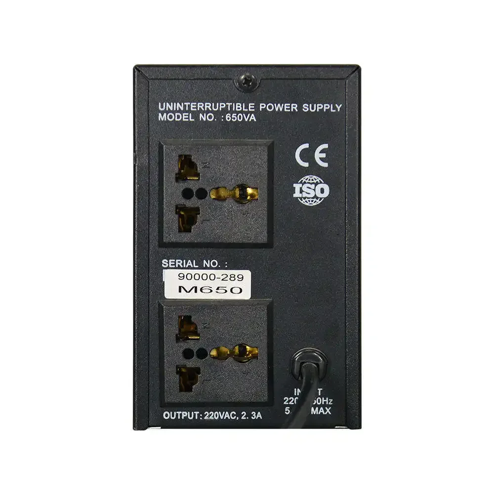 600VA 360W 110V 220V Single Phase UPS Uninterruptible Power Supply For Desktop Computer Router