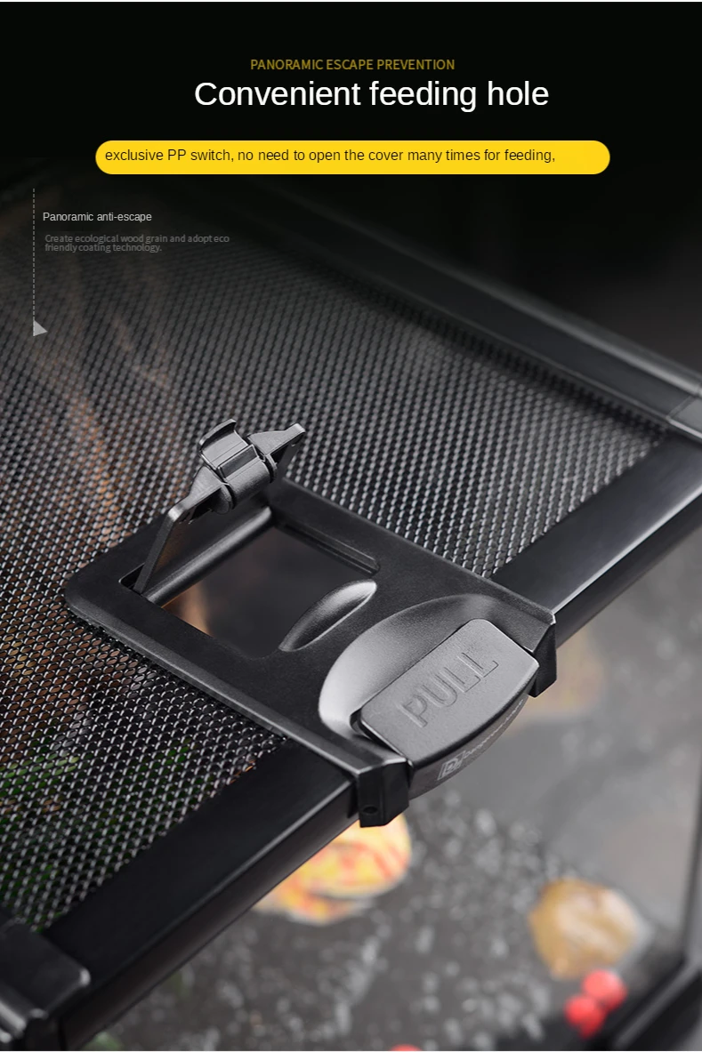 Barbarous BG Growth BT-05 Rainforest terrarium amphibious crawlers tortoise lizard horned frog glass tank