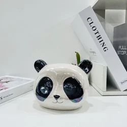 Горячая Распродажа, настраиваемое настольное украшение, керамическая копилка с животными, детские подарки, копилка с пандой