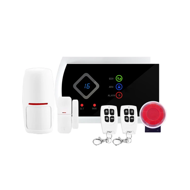 Anti thief home security wireless burglary gsm alarm 850/900/1800/1900MHz security home doors