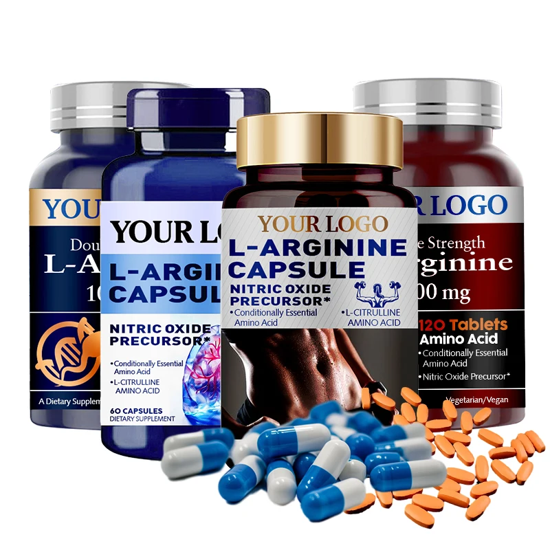 OEM/ODM Wholesale Bulk Price Vegan L Arginine Capsules Amino Acid L-arginine Capsules Sports Nutrition Supplements