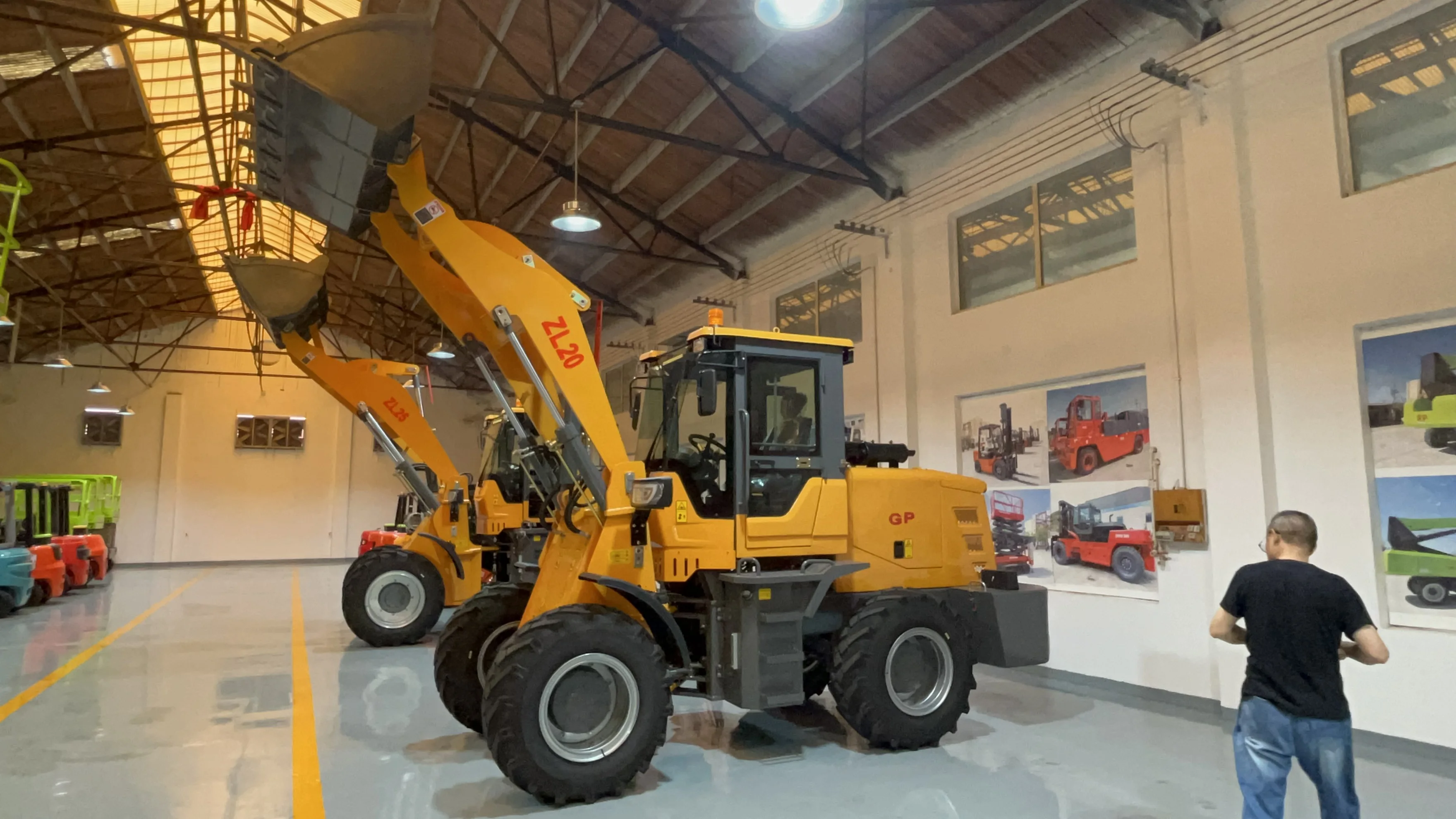 Chinese Mini Wheel Loaders Diesel Front End Loader Mining Construction Machinery Earth Moving Equipment  Bucket Loaders