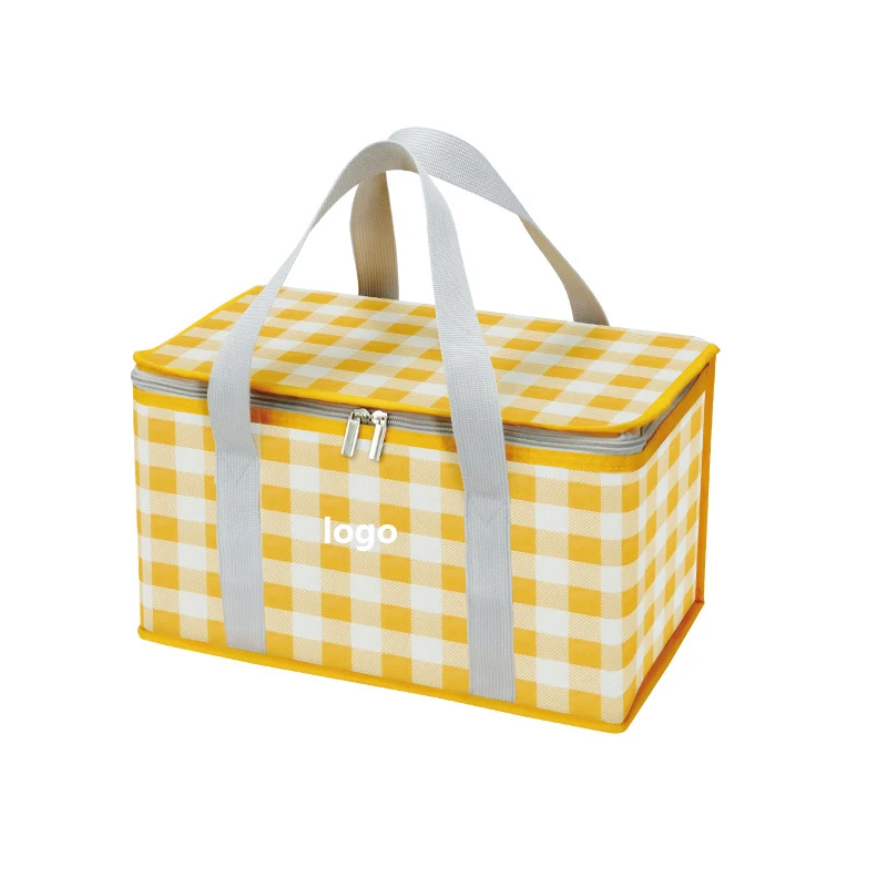 Large Capacity Outdoor Picnic Cooler Bag Camping Travel Basket Portable Bento Thermal Insulated Bag