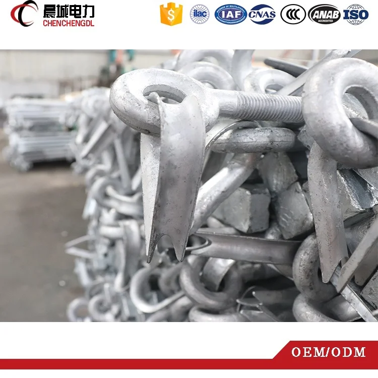 Manufactured hot dip galvanized Hot forged steel  Stay Rod with factory direct price