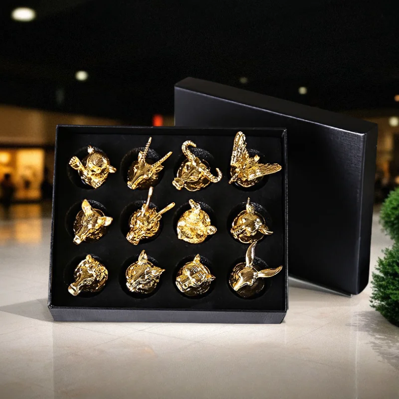 Бокал для вина ручной работы 12 очков зодиака