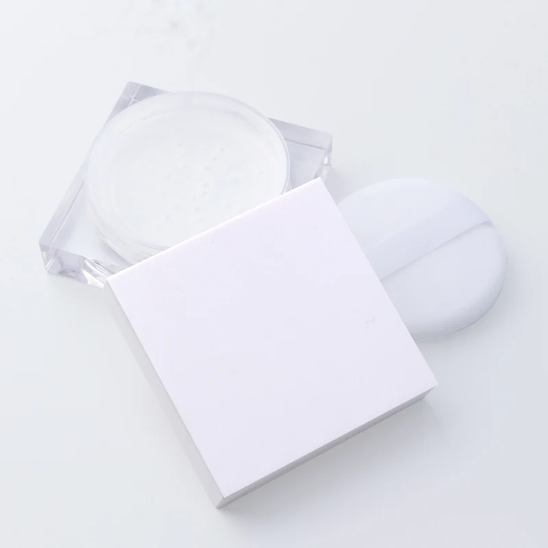 Hot Selling Press Powder Waterproof Talc Free Private Label  Custom Logo Packaging Loose Vegan Pink Makeup Setting Powder