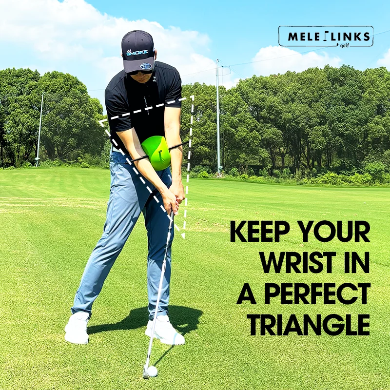 The Golf Connector Ball Effortlessly Trains The Correct Arm Structure To Work In Unison With Your Body