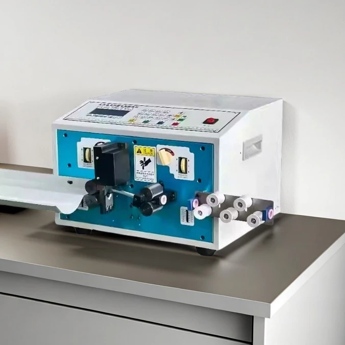 Automatic USB Cable Making Machine Mobile Computer Wire Stripping & Peeling Cutting Equipment for Cable Manufacturing