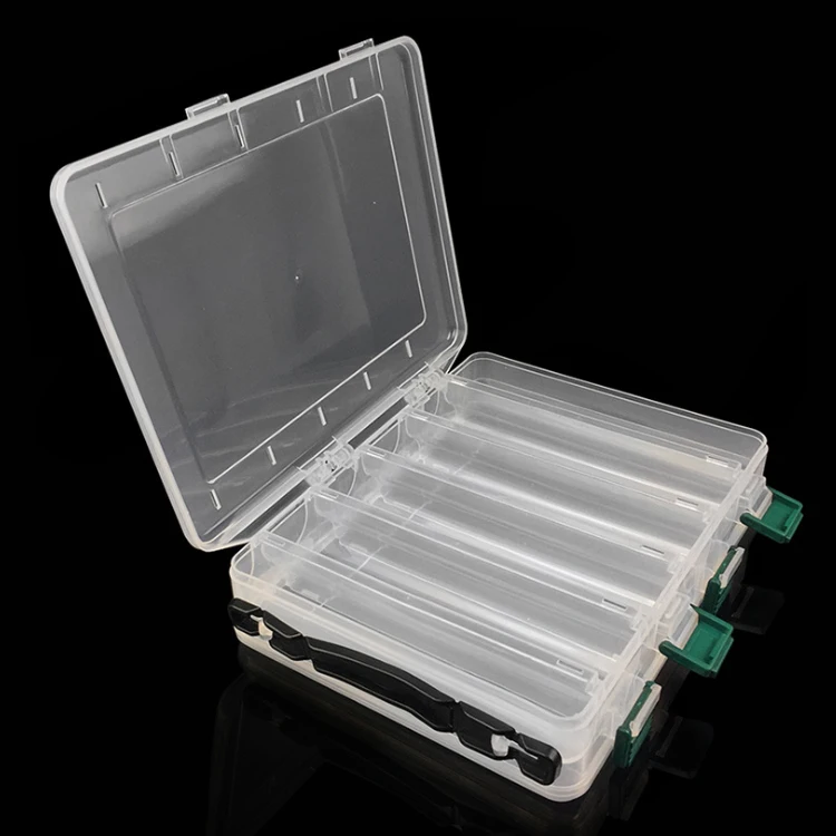 Оптовая продажа, новый дизайн, белая двухсторонняя приманка WEIHE, набор пластиковых крючков, коробка для рыболовных снастей