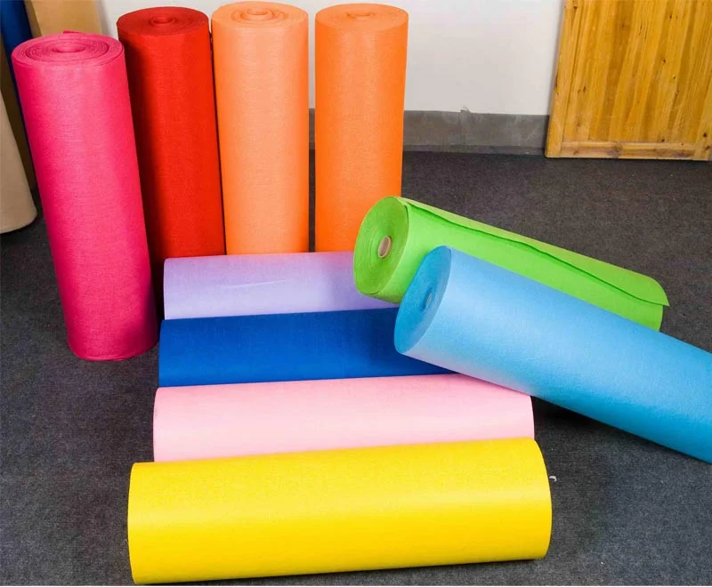 disposable spun bond polypropylene non-woven non woven printed fabrics pp rolls for package