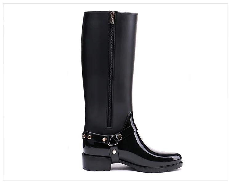 Custom cheap fashion Lady pvc gumboots waterproof outdoor  rain boots